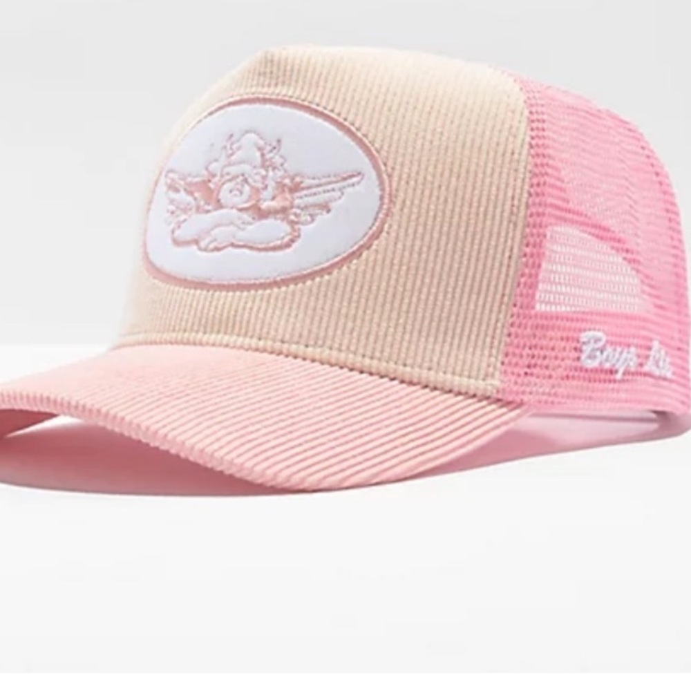 Boys lie Pink Trucker Hat